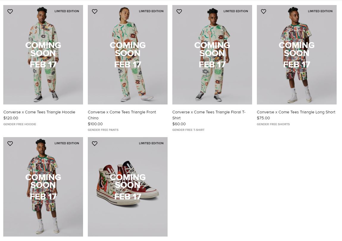 Ad: Come Tees x Converse Collection dropping at 7am PT/10am ET via Converse US =&gt; bit.ly/3GQhVBP
