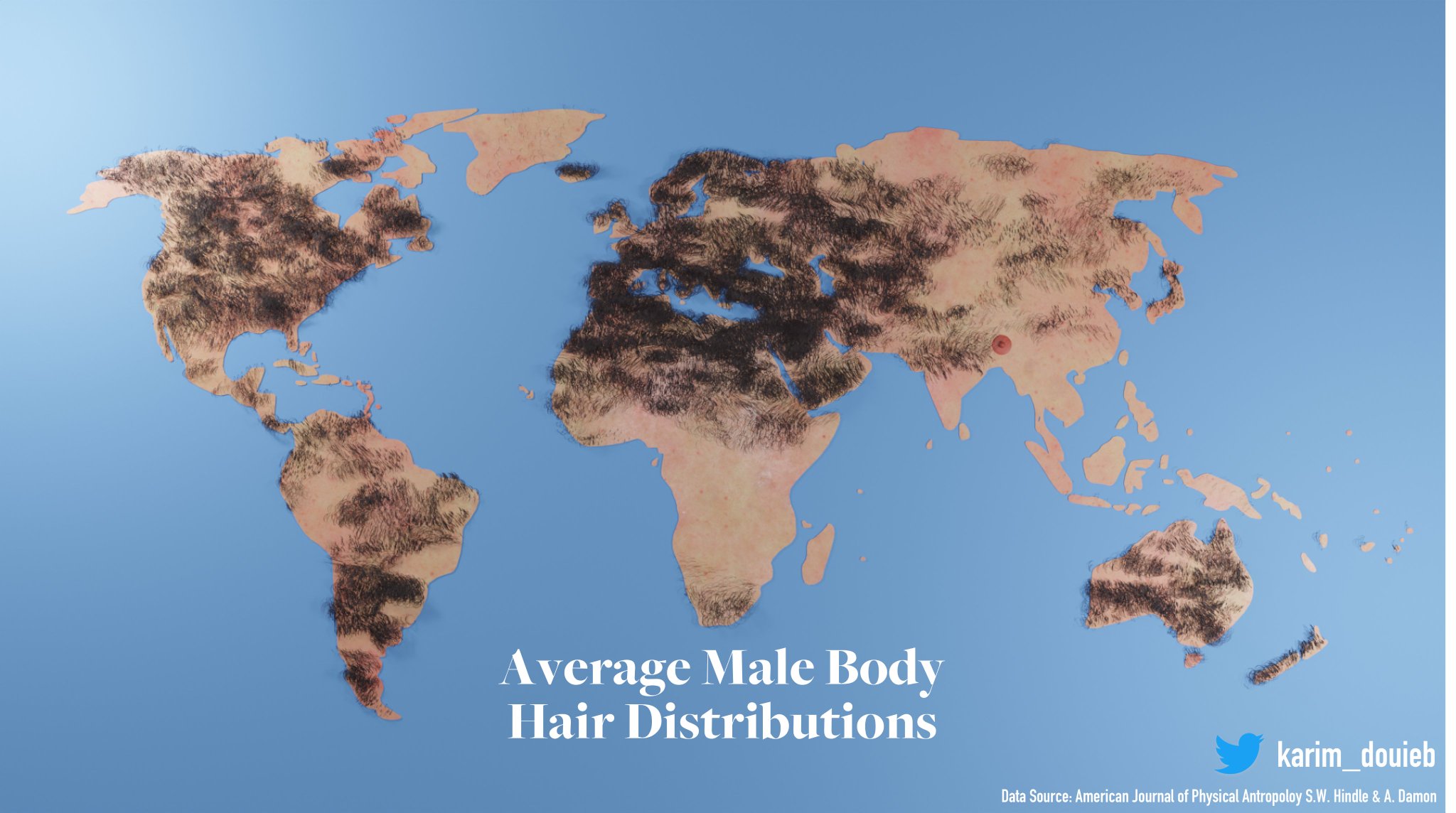 Karim Douïeb on Twitter "Stupid dataviz experiment of the month💈Male