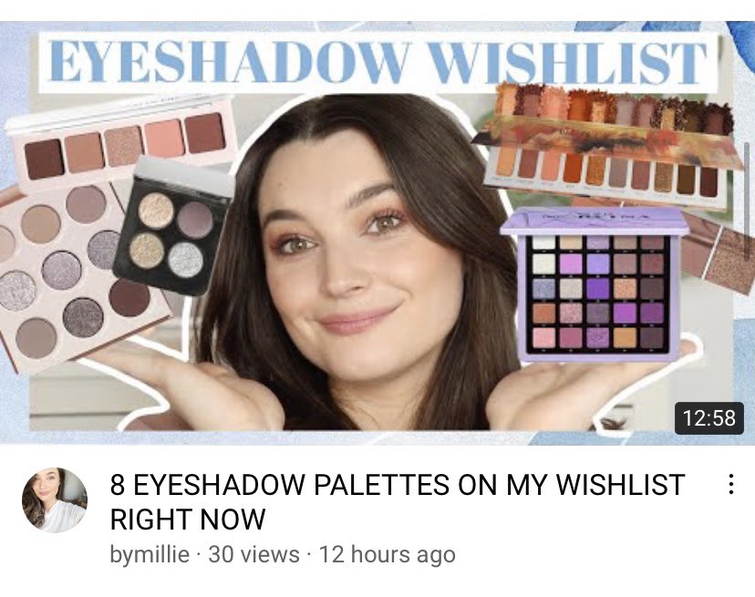 8 EYESHADOW PALETTES ON MY WISHLIST RIGHT NOW youtu.be/45m5wjc5wCc via <a href="/YouTube/">YouTube</a> #beautywishlist #youtube #makeupvideo #eyeshadowpalettes