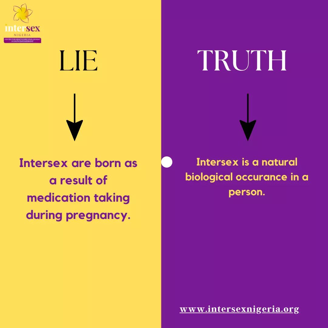 Let's get the truths about some of the barefaced lies told by unaware and unenlightened people about intersex.
.
.
.
#intersextruths #wespeakourtruth #intersex #getinformed #unlearnandrelearn #intersexandproud #intersexnigeria