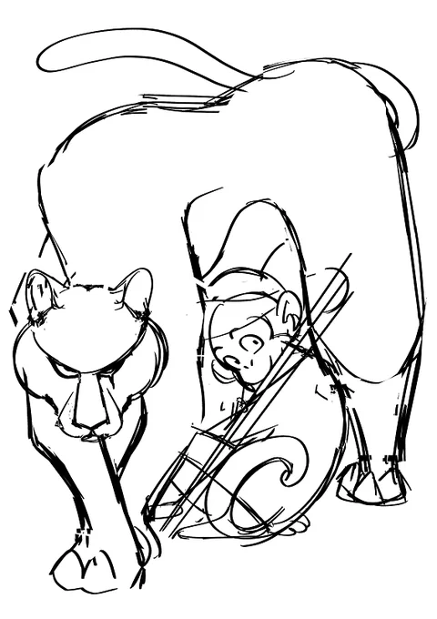 10. Not as much as I'd like but yes! We are all flakes tho so nothing ever happens hahaaa
11. Alright, here's all three! A WIP I keep forgetting about, a sketch so you can see my thumbnailing process for comics, and something I abandoned that's only now seeing the light of day. 