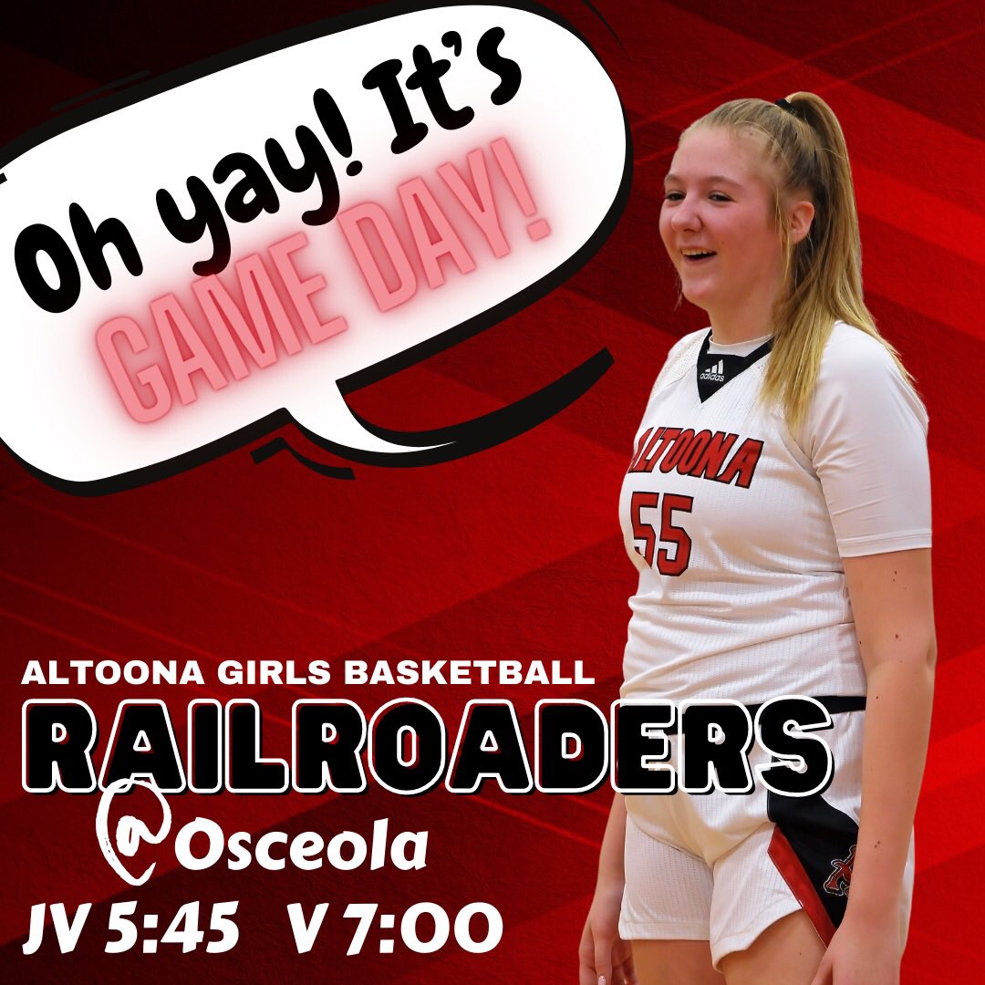 AltoonaGBB's tweet photo. ❤️🚂🏀 Rails Regular Season Concludes Tonight with a game on the road in Osceola! #WeDefineUs #RailsWay
Live Stream - We Are Network: https://t.co/0OPlGrP3m8 https://t.co/lBiW0si7gi
