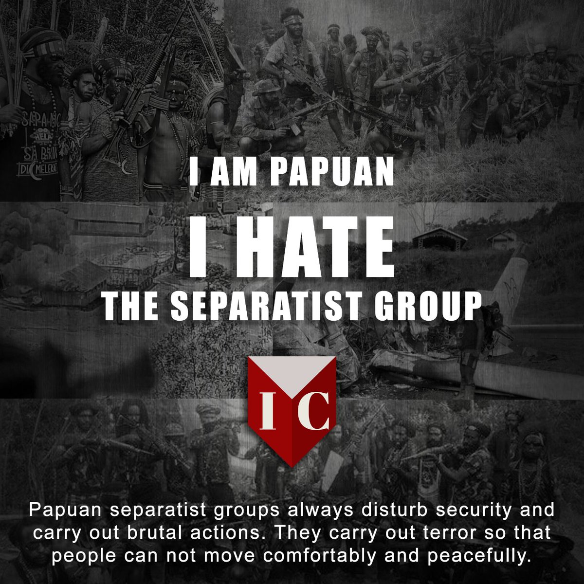 ZionJay8's tweet photo. The papuans will never stand with free west papua campaign so why should we? They don't represent the truth they represent the twisted stories!
@HandsOffYemen https://t.co/ZMw5PjiLpG