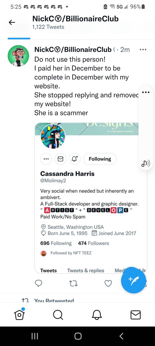 Yall blow up this scammer we need to get these people outta our space!!