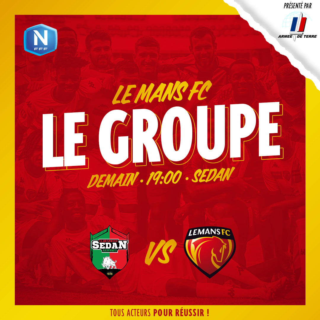 LEMANSFC's tweet image. 🫂 #CSSALMFC 𝐋𝐞 𝐠𝐫𝐨𝐮𝐩𝐞 𝐦𝐚𝐧𝐜𝐞𝐚𝐮 : Hatfout, Patron - Cissé, Lauray, Moussadek, Vardin - Avounou, Coulibaly, Damour, Tomi, Waflart - Bègue, Camara, Donisa, Fadiga, Gnanduillet.