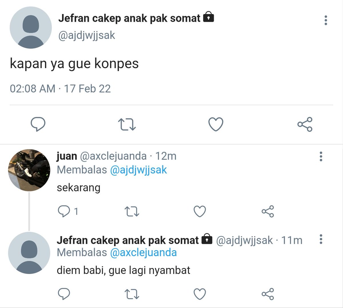sweetykisse's tweet photo. Gara-gara di follow sama crush

— Na Jaemin few tweets au 
© gfdoyoungu https://t.co/mHbKUHetkf