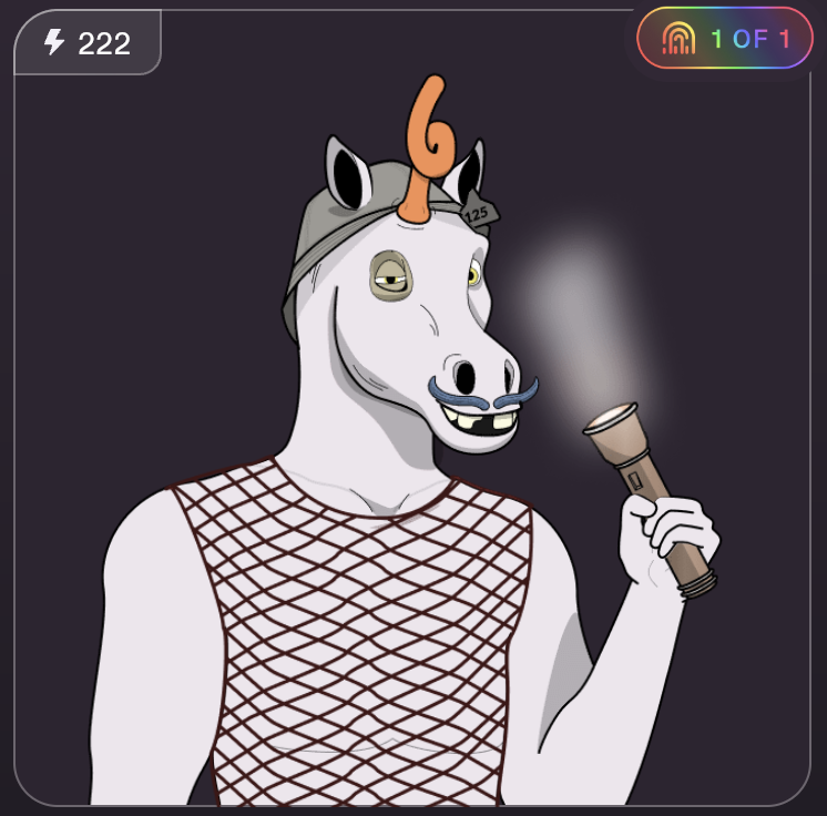 umindu12's tweet photo. "The Chief"
He will be THE CHIEF of all the unicorns and will rule the unicorn world.

@unicornsnft 

#NFTCommunity #nft https://t.co/aNEYDYKWZZ
