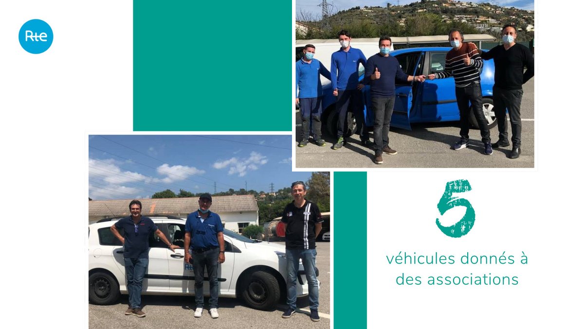 RTE_med's tweet photo. En 2021, nos salariés en #Méditerranée ont fait preuve de #solidarité avec des dons de véhicules 🚗 à des #associations de la région ! Une seconde vie s’offre à ces voitures qui vont pouvoir continuer à rendre de nombreux services ! https://t.co/N09z21bONP