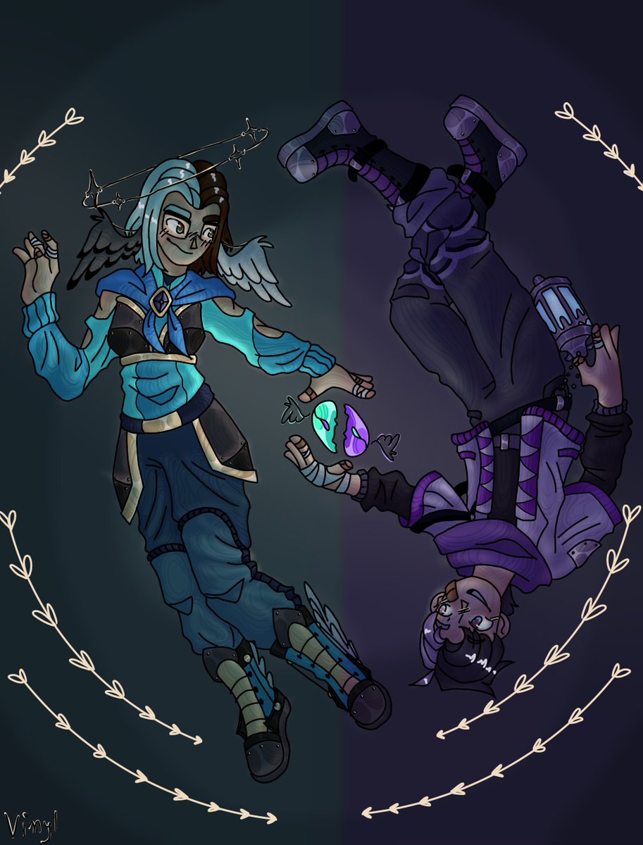 VinylVanished's tweet photo. Fanart for @artsyoddity and @Seeks_stuff !
I actually tried to speedrun this piece but it took longer than expected, and so here it is, a week late. But hey, better late than never.
#artistSMP  #artistsmpfanart https://t.co/qrCd3fNHKr