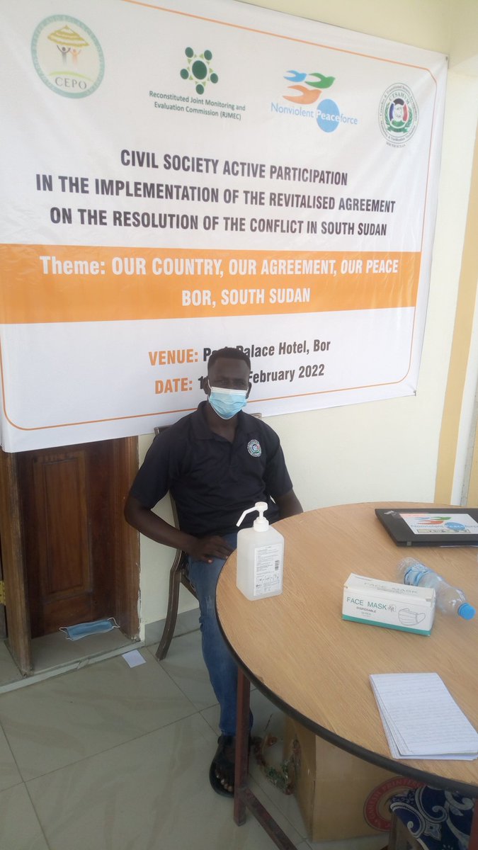 OdwaMarko's tweet photo. If you want a thing done well, do it yourself!
We are delighted to attained #EdmondYakani lectures on Civil society active participation in the implementation of the #ARCSS https://t.co/rAyRQVx6b9