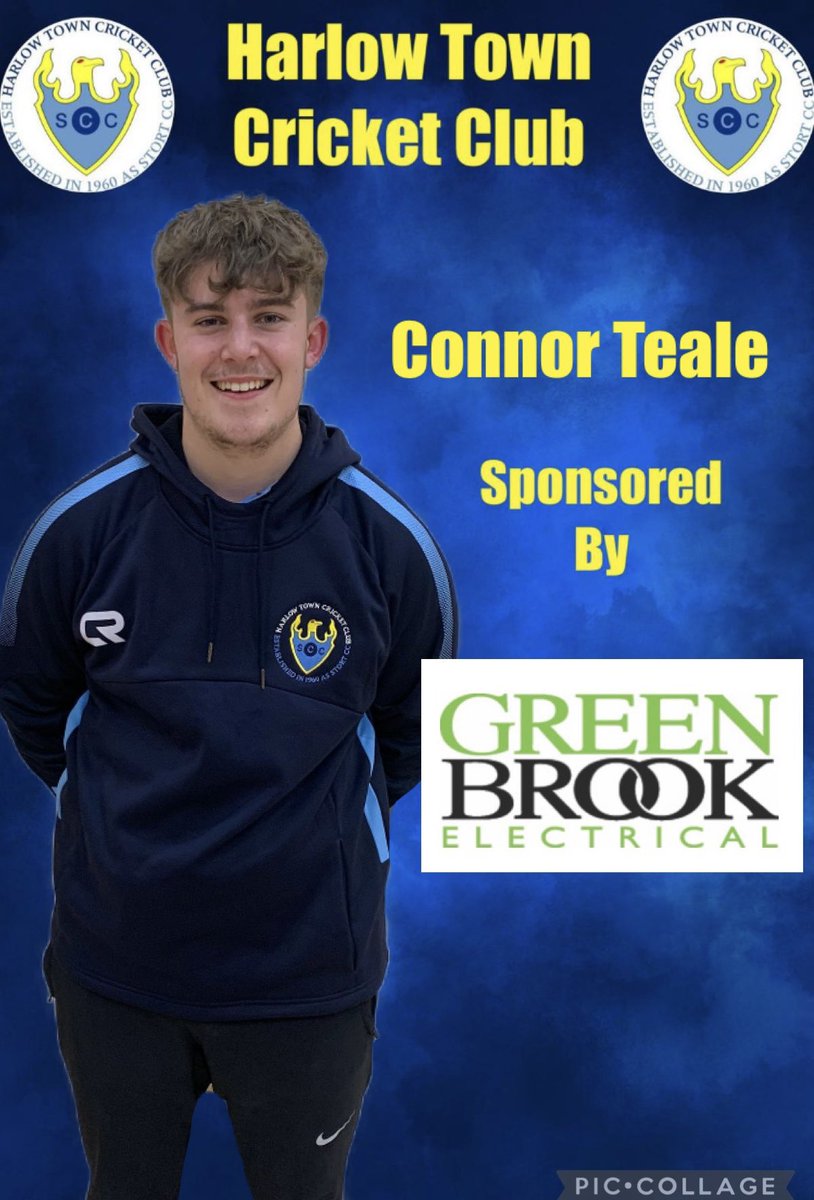 Harlowtowncc's tweet image. Check our @GreenBrookElec for your electrical needs. Thank you for sponsoring @connorteale10 for this season.