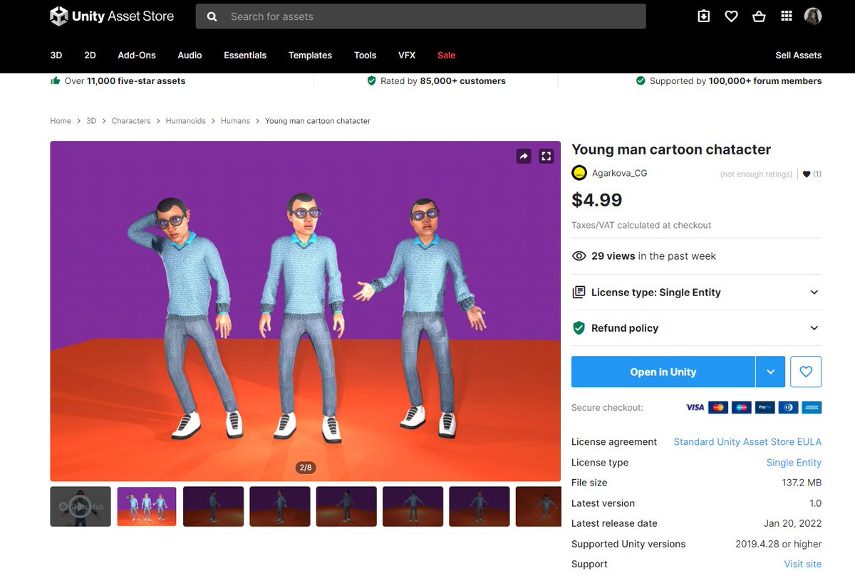 #3D #3DArt #3DModeling  #3DSculpting #gameart   #gamemodel  #3dmodelling #GameArt #Art #unity3d #assetstore 
Hello Twitter!
assetstore.unity.com/packages/3d/ch…