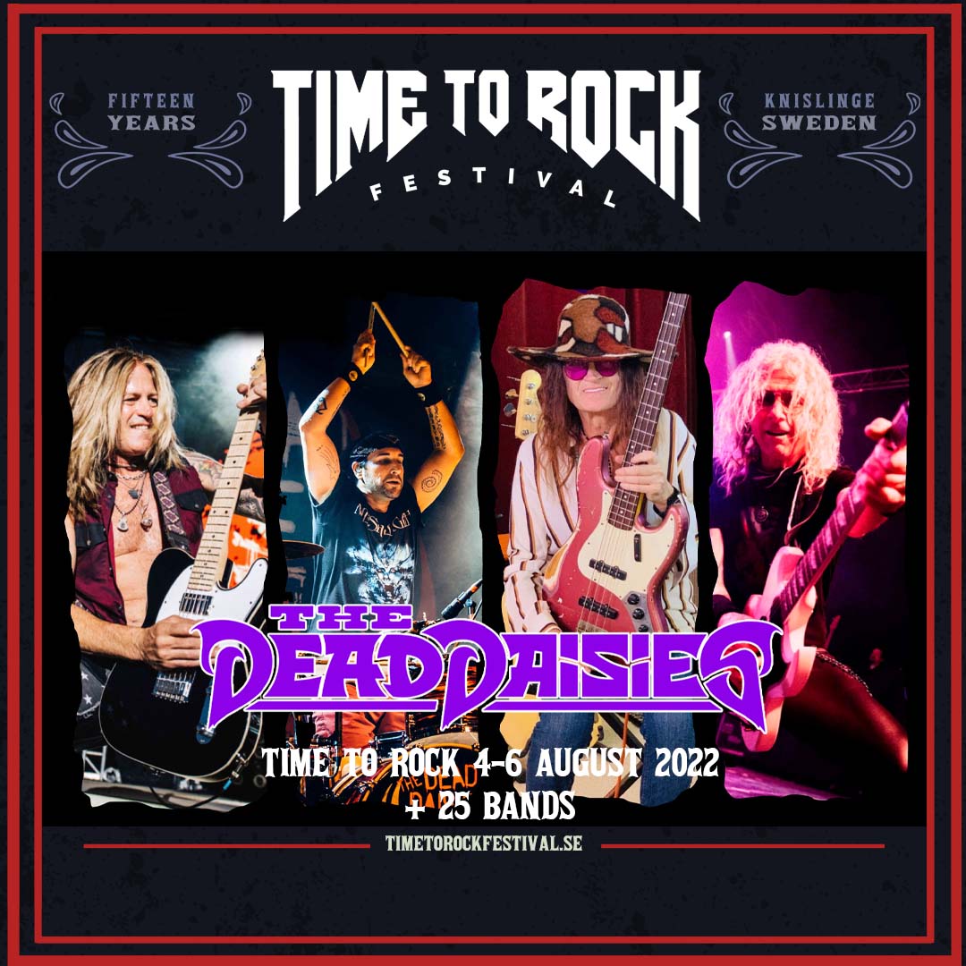 TheDeadDaisies's tweet photo. We're thrilled to be on the bill at the Time To Rock Festival Knislinge on August 5th 2022!🚀⚡🚀⚡
Lookin' forward to rockin' with ya!🤘🤘
Check out more here: https://t.co/bd4Xa38bwA

#TheDeadDaisies #TimeToRockFestival #Sweden #Festival https://t.co/i94Q57OvNa