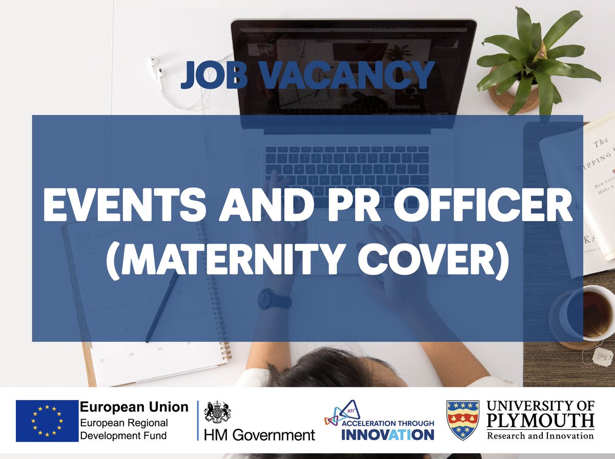 STRIDE (@stride_uop) on Twitter photo *We're recruiting*
ATI2 is looking for an Events and PR Officer (maternity cover) to join the team. If you're interested in the post or would like more information, contact: Jessica.oatey@plymouth.ac.uk.
To apply: hrservices.plymouth.ac.uk/tlive_webrecru… *We're recruiting*
ATI2 is looking for an Events and PR Officer (maternity cover) to join the team. If you're interested in the post or would like more information, contact: Jessica.oatey@plymouth.ac.uk.
To apply: hrservices.plymouth.ac.uk/tlive_webrecru…