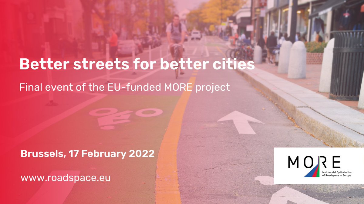 MORE_H2020's tweet photo. Better streets for better cities - today is the day! 

Join us from 11:00 to 17:00 to discuss the present and the future of our streets 👇

🔵 Watch the livestream: https://t.co/MqKsJUwRsq
🔵 Submit your questions online: https://t.co/PfEQ62BvXE

#StreetsAsEcosystems https://t.co/Q8P7dzhLYF