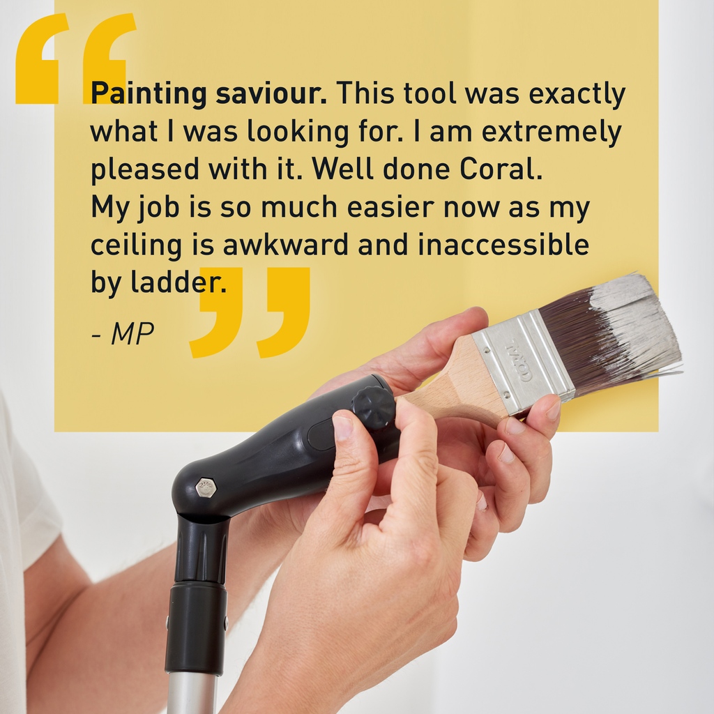 coraltools's tweet photo. Sometimes, you wonder how you managed before discovering a game-changing gadget. Our multi-angle Brush & Tool Extender is one of those, according to many decorators!
https://t.co/tzOl8CYJaN
#DecoratingEssentials #ReachNewHeights #Decorating #PainterDecorator #Decorator https://t.co/0ORghuBlNM