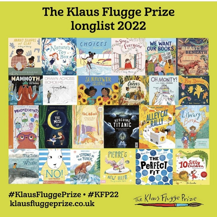 We've over the moon that <a href="/HobdayHarriet/">Harriet Hobday</a> has been longlisted for the Klaus Flugge Prize with her debut and ours too! Thank you for illustrating our first book, Nature's Toy Box, Harriet, we loved working with you. #KlausFluggePrize #KFP22