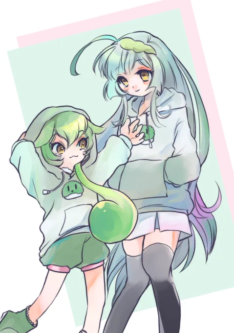 #ずんちゃんモチモチ木曜日
お揃いパーカー 
