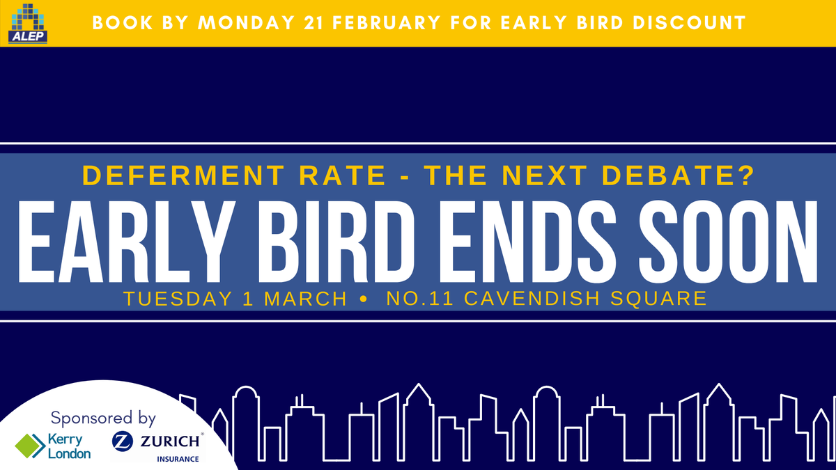 ALEPofficial's tweet image. Final chance to secure your place at our early bird rate!  

Book now: 
ow.ly/SC5250HtwG4 
 
#ALEPLecture