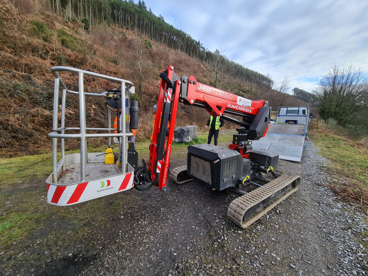 DragonAccess's tweet photo. Our Almac Jibbi 1250 getting ready to assist with some tunnel maintenance in #porttalbot https://t.co/qQuoolCP4I
