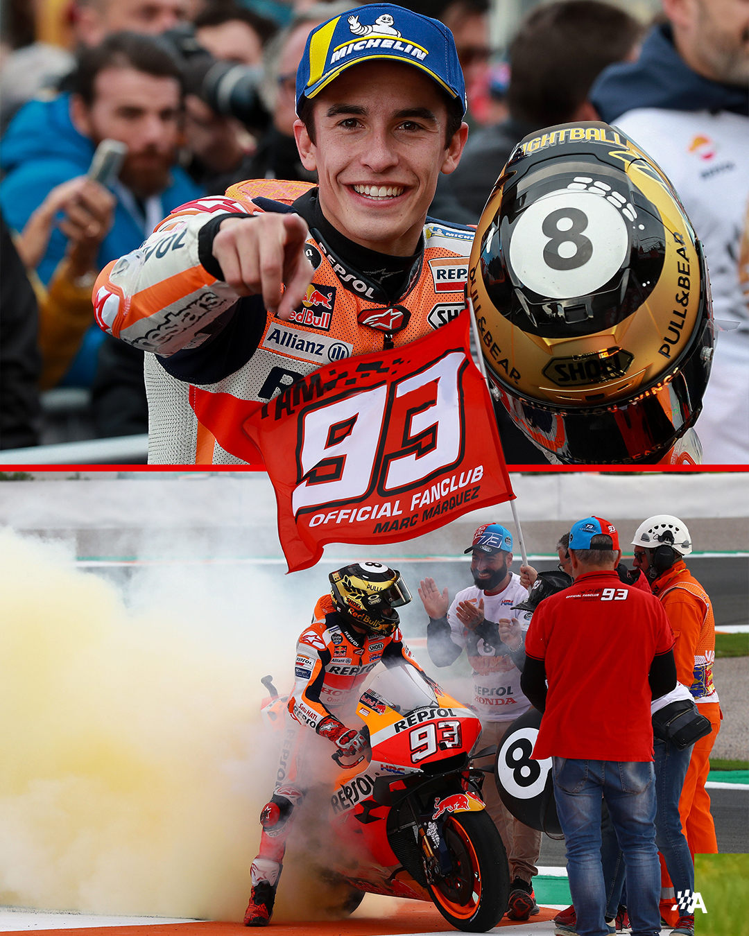 Happy Birthday to the 8  -time Champion, Marc Marquez, who turns 2 9 years old today!   