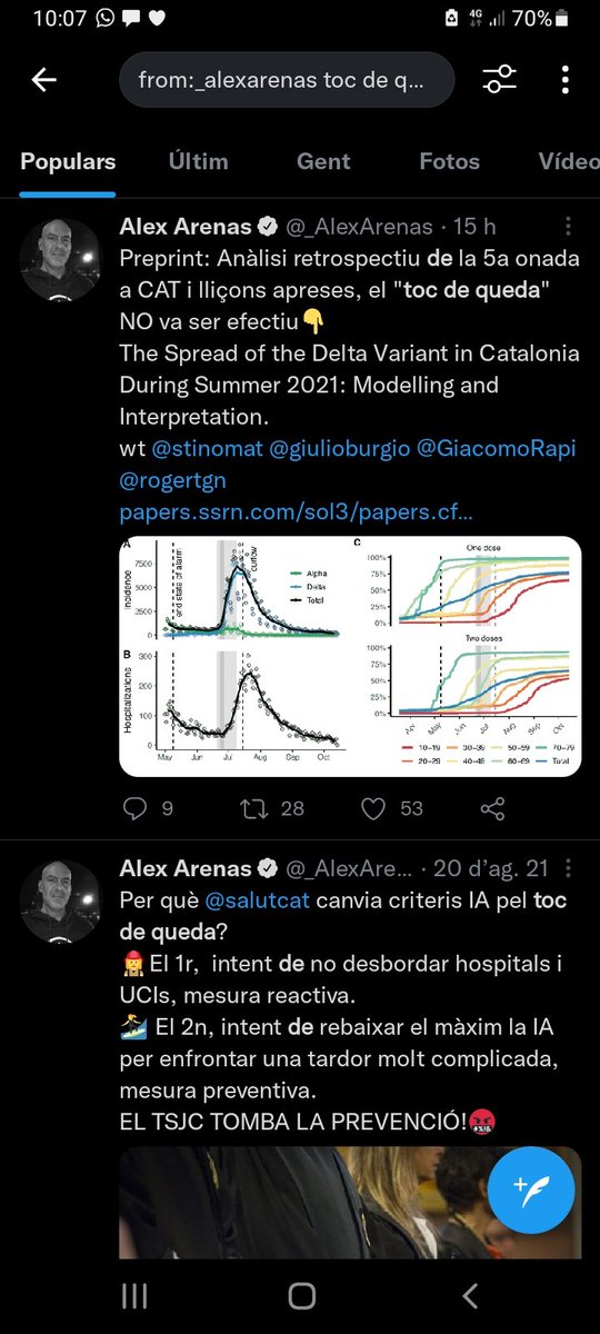 GuBaskerville's tweet photo. Perquè entenguem l'abast de la censura:

Twitter va suspendre ahir un compte amb més de 300.000 seguidors que es dedicava simplement a publicar captures de pantalla que demostraven les contradiccions dels gestors de la pandèmia, com aquesta de @_AlexArenas : https://t.co/vizgPzJL1u