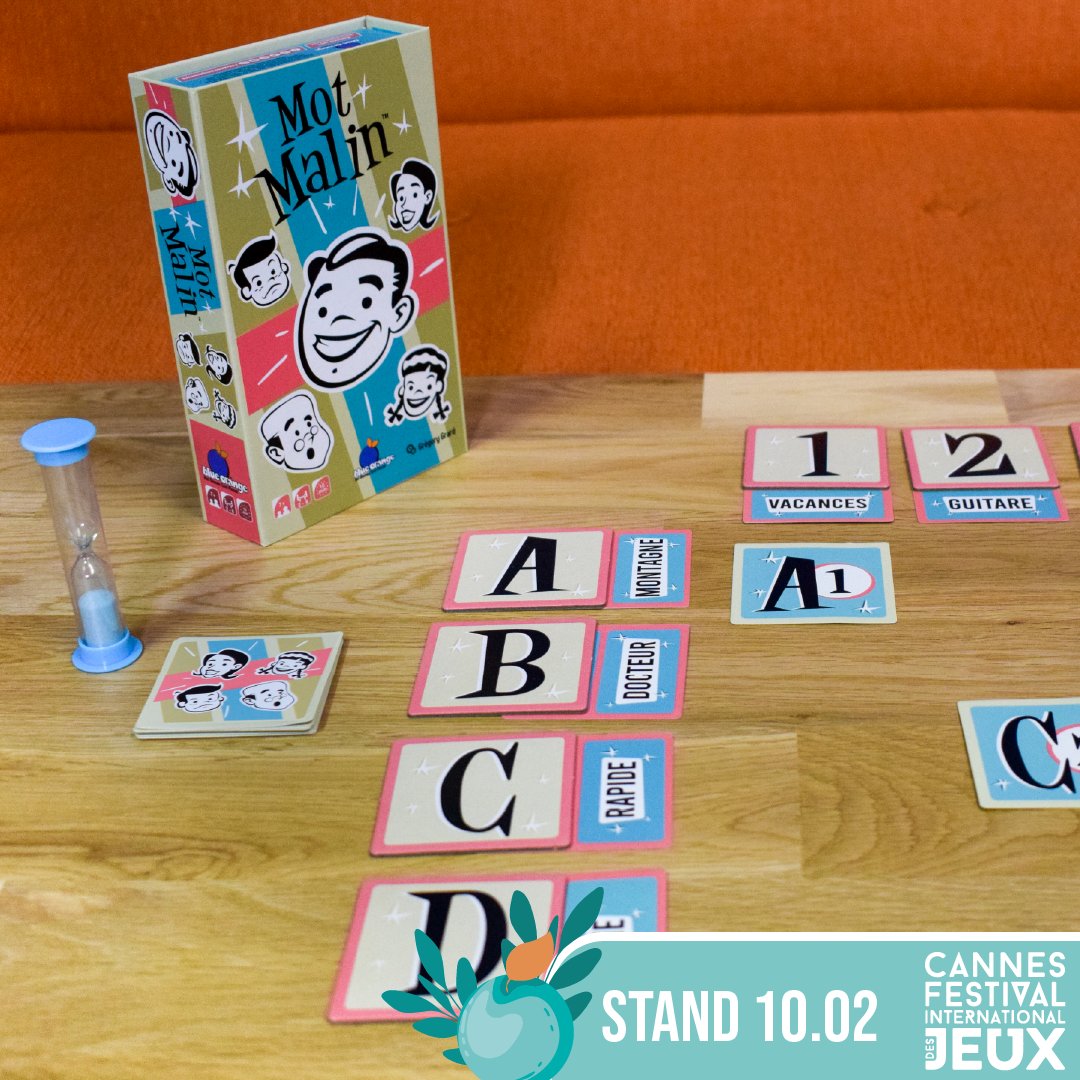 blueorangenews's tweet photo. Fous rires garantis sur notre stand au @fijcannes ! 🤣
Notre sélection Party Games n'attend que vous et vos amis : #MotMalin, #TheSoundMaker et #TacoChatBoucCheesePizza sont à tester sans limite sur le stand 10.02 🥳 #FIJ2022 https://t.co/ZZ6jGo4kVu