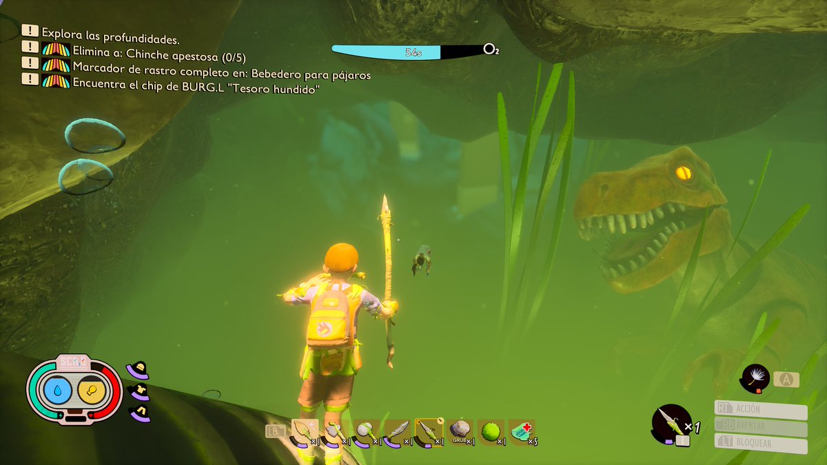 rogervadejocs's tweet photo. Ahir vam passar per la partida de #Grounded d'en @frankru85 amb dos companys més d' @XboxersCatalans
Ens vam endinsar en les profunditats de l'estany amb alguna mort que altre i vam visitar en #BURGL
#XboxShare
#XboxSeriesX #XboxParlaCatalà #XboxAmbassadors https://t.co/svKecHWwQM