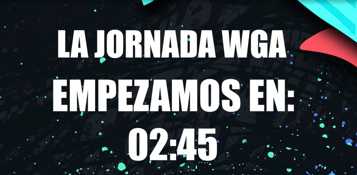 ESTA TARDE #LaJornadaWGA a las 19h

⭐️Estará el MVP de la semana en @esportslaliga que en nuestra opinión es ... @IkerMonti10_ 
📊El resto de partidos y la jornada que viene
👑Analizaremos cómo llega la eChampions 
📢Debate el Quali un lunes y martes
Profesionales o demasiado?📩