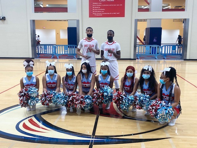 Congratulations to <a href="/ECHSatDSU/">ECHS at DSU</a> two seniors on the boys basketball team who were honored on Senior Night on Monday, February 14, 2022. Thanks Daveon and Jaylen for a great four years and your leadership during a pandemic!