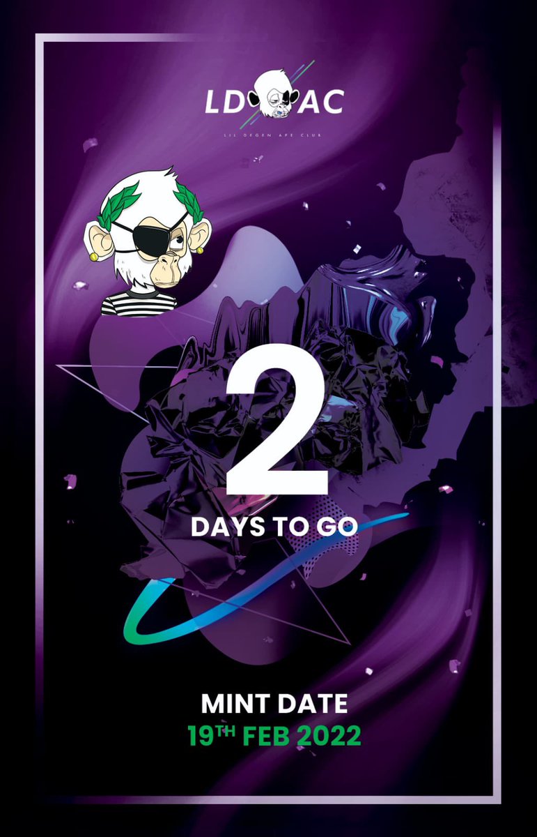 LilDegenApeClub's tweet photo. Gm 🌞 2 days to go 😎

#Solana #SolanaNFTs https://t.co/VIYTRVMK4g