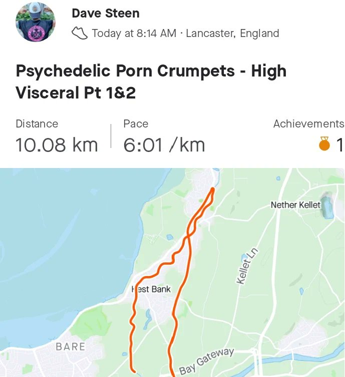 Cakesniffer77's tweet photo. Windy, windy, windy! But you knew that, right?! Bit of a struggle, still feeling my calf a little so took it easy. 12 dogs. @runningpunks listened to @psychedelicprncrumpets - High Visceral Pt 1&2 #farnotfast https://t.co/5GpEXFJ86L