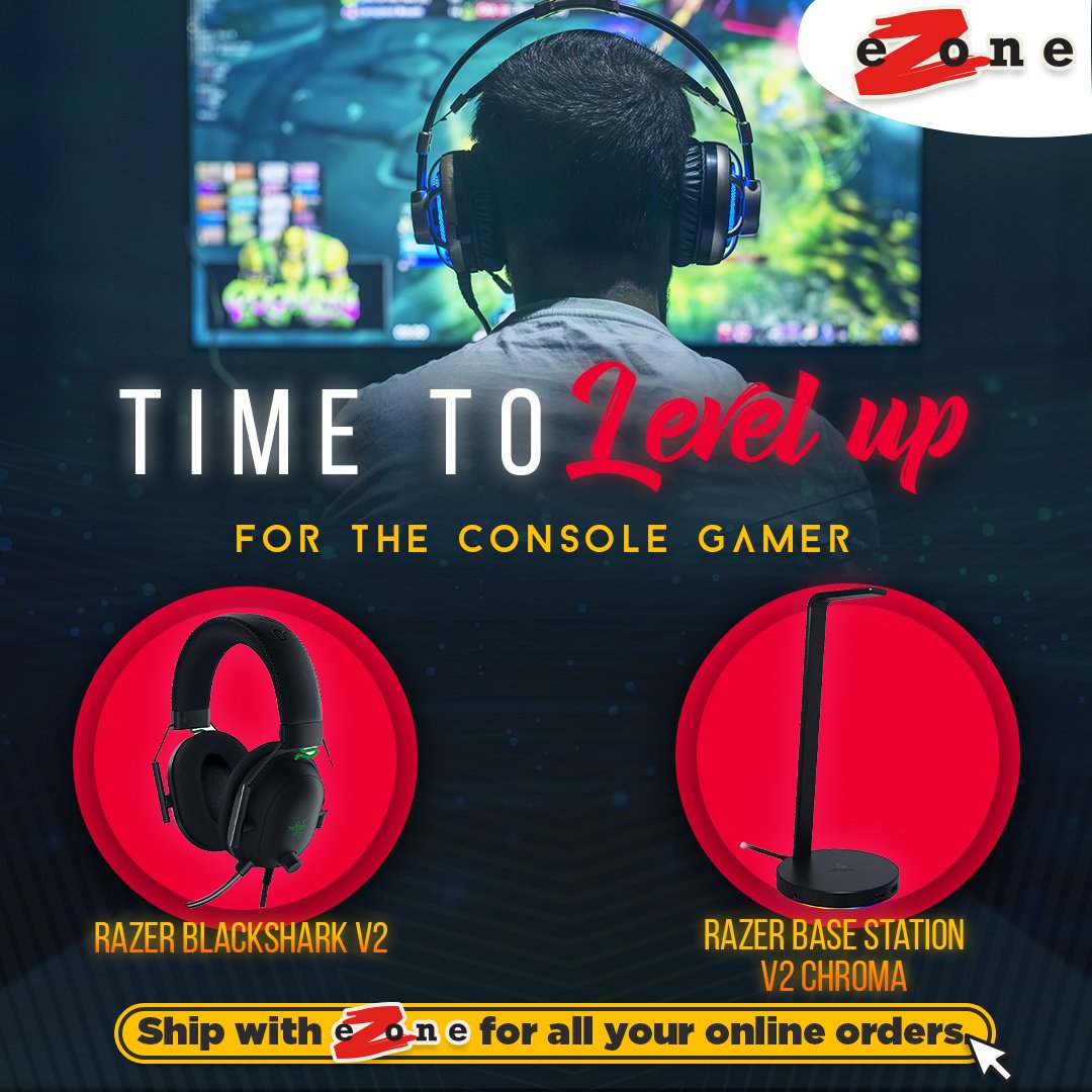 EZoneLimited's tweet photo. Whether it's for relaxation or professional, all your gaming gear 🎮 can be shipped right to your door. Simply order these and more online and use your eZone address to ship. Don't forget to pre-alert with eZ Elite via the eZone app! https://t.co/cEn1xlZ3W0