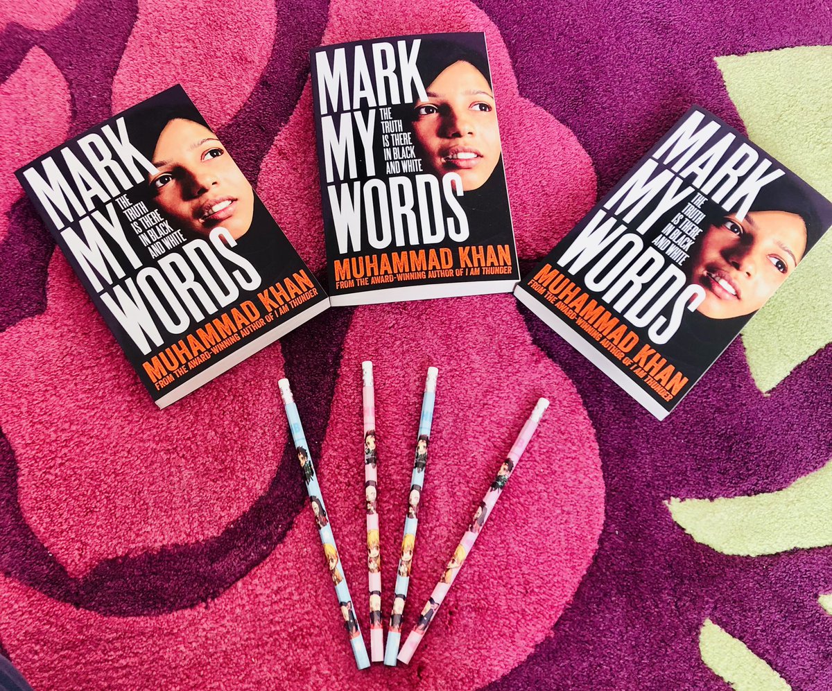 mkhanauthor's tweet photo. Today is publication day for #MarkMyWords! So excited to share Dua’s story with the world &amp; a #giveaway. Win a signed copy with a Demon Slayer pencil to record your own words. Simply like, share, follow. Closing date: 25th Feb. Good luck! 😃🍀👍🏽💖 https://t.co/nIlxZeJay1