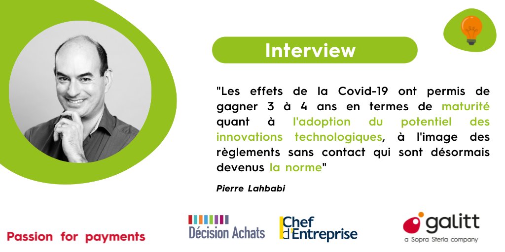 👋 🎙️Pierre Lahbabi, CEO de galitt, a été interrogé par le journaliste Mathieu Neu pour parler de la digitalisation et l’adoption des innovations technologiques dans le secteur des #paiements 💳
Chef d’entreprise👉 bit.ly/3JClVaR
Decision-achats👉 bit.ly/367o3sv