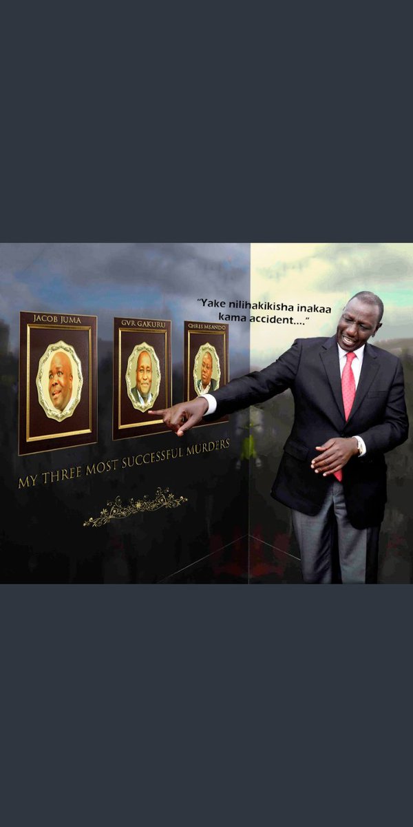 snr_dray's tweet photo. The only thing that matters to Ruto is power, and he intends to do anything to get it. That guy can't be my president #RutoNiMuuaji https://t.co/r2CCTPIJnq