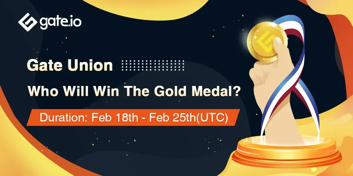 Gate's tweet photo. 🎁Gate Union - Who Will Win The Gold Medal? 🏆

 👉Raise your hand if you want to win the gold medal

⏰ Duration: Feb 18th - Feb 25th(UTC)

➡️Details: https://t.co/c80PFDQi4N
➡️Join Now: https://t.co/STC60fY9Oc

#Gateio #GateUnion #WinterOlympic https://t.co/WmWTnJ5gCP