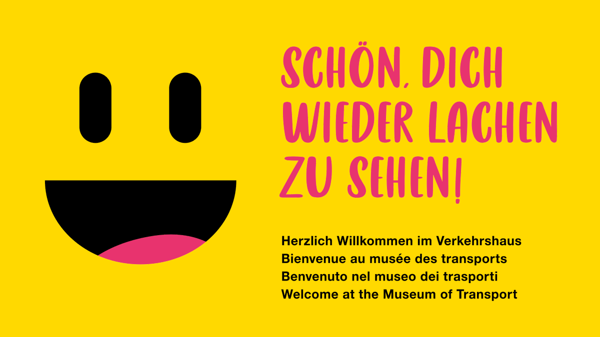 Ab heute entfällt im Verkehrshaus die Maskenpflicht und Zertifikatspflicht. Bitte haltet weiterhin genügend Abstand und desinfiziert regelmässig die Hände. Wir freuen uns auf euren Besuch!