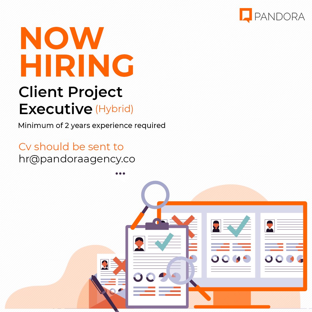 Pandora on Twitter: "Requirements and qualifications 📌Bachelor's degree 📌Data, Analytics and results-oriented 📌Experience: Minimum 2 years 📌Proficiency English - written and 📌Lives on the Island or Yaba 📌Great at