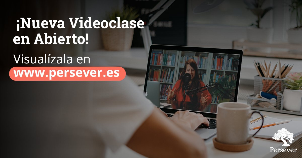 PerseverPIR's tweet photo. 👩💻 ¿Os gustaría saber cómo es una de las #videoclases de Persever?
🔝 Compartimos EN ABIERTO una de las #videoclases de la asignatura #Personalidad, impartida por Elena Bosch, profesora de Persever y antigua #Alumni de la Academia.
(1/3)
📽️ https://t.co/pVxnhmCmk1 https://t.co/2oIpKbyaGl