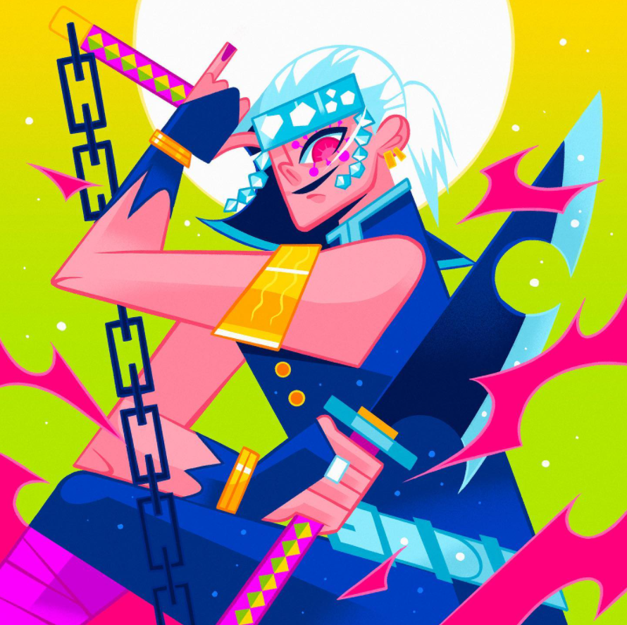 Waiting for next season. Who is fan of Demon Slayer? 

(art by <a href="/BaovietNg/">Bao Viet 👁‍🗨 🔳 🔲 ⚫️</a> - our founder and lead artist)