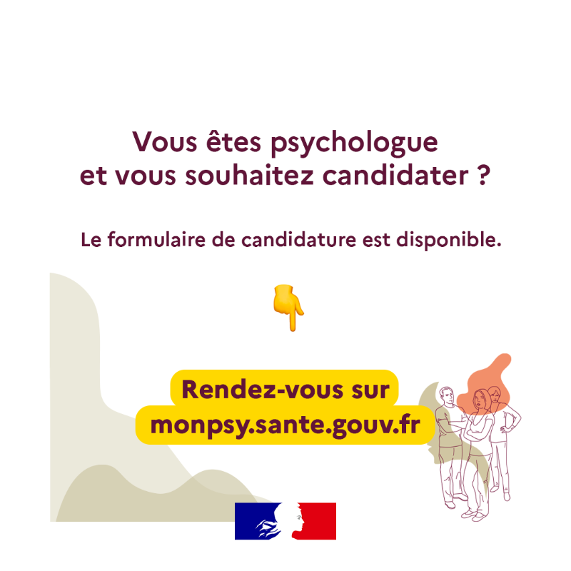 Sante_Gouv's tweet photo. 📣Les inscriptions à la plateforme https://t.co/QkHbY7xfCl sont désormais ouvertes pour tous les psychologues volontaires !

✅Une 1ère étape pour construire l'annuaire #MonPsy qui permettra de trouver un psychologue partout sur le territoire &amp; bénéficier d'une prise en charge