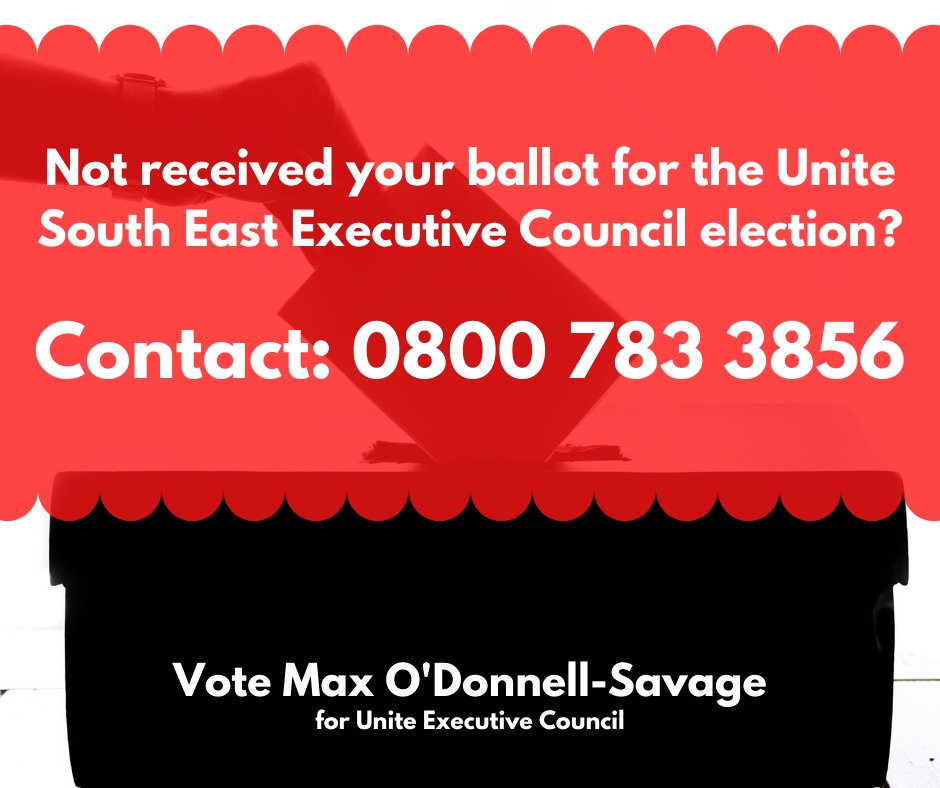 If you haven't received your ballot yet, don't miss out - give this number a call 👇