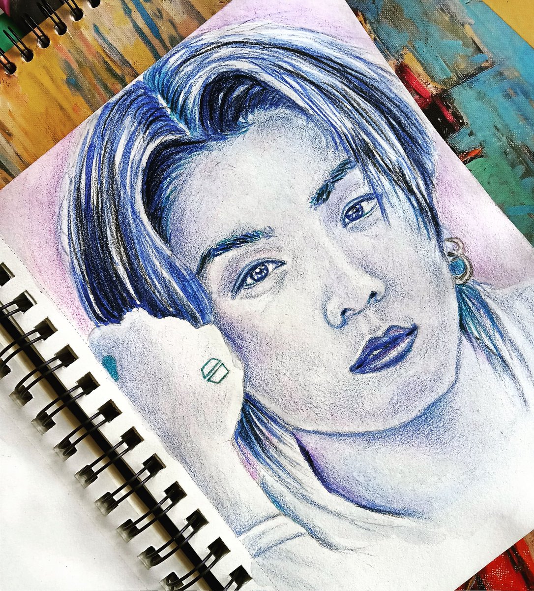 Ankitaraj80's tweet photo. 💙 
#Jungkook #Jungkookfanart #BTS #BTSARMY #btsfanart @bts_bighit @BTSW_official @btschartdata @kookpiics @JungkookCharts2 @JungkookAsia__ @archiveskook @jeonggukupdates @JungkookTimes @btsarmyindia01 @MY_btsarmy @BTSArmyIndian7 @btsarmyindia16 #BTS_Butter https://t.co/Swk06ibok2