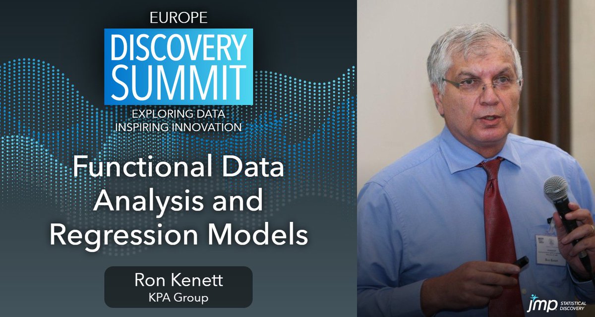 JMP_Europe's tweet image. What are the pros and cons of using functional data analysis and regression models with data collected from measurements over time - or other dimensions? March 22 at JMP Discovery Summit. bit.ly/3uPrqia
#JMPDiscoverySummit #JMP #functionaldata #regression #DataAnalysis