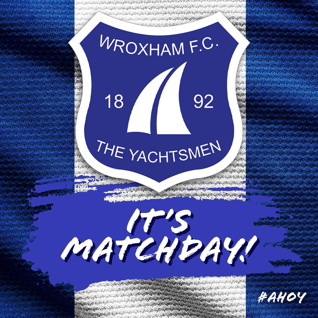 WroxhamU18s's tweet photo. GAME DAY, and a big one for the young Yachtsmen as we travel to @KPFCROYALS looking for a point to secure the @ThurlowNunnL East Division title.
 
Kick off 7:45pm, keep an eye on this page tonight for team news and updates during the game. #ahoy 🔵⚪️ https://t.co/hA8zuGth8p