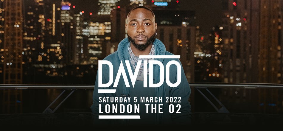 AccessXP's tweet image. Davido @ The O2, Sat 05/03 - Various Ticket Options Available including VIP - Dm Any Requests 📲 #davido #davidotickets #theo2 #ticketsforsale #afrobeats #wizkid #london #nigeria #naija #burnaboy #mreazi