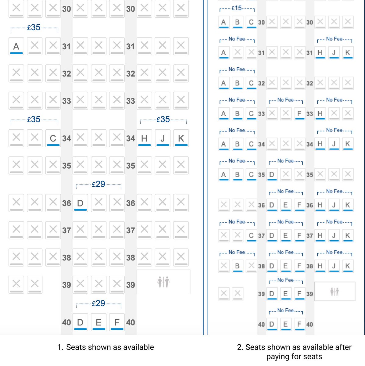 . <a href="/British_Airways/">British Airways</a> - do you hide seat availability to increase sales? The availability changed immediately after booking