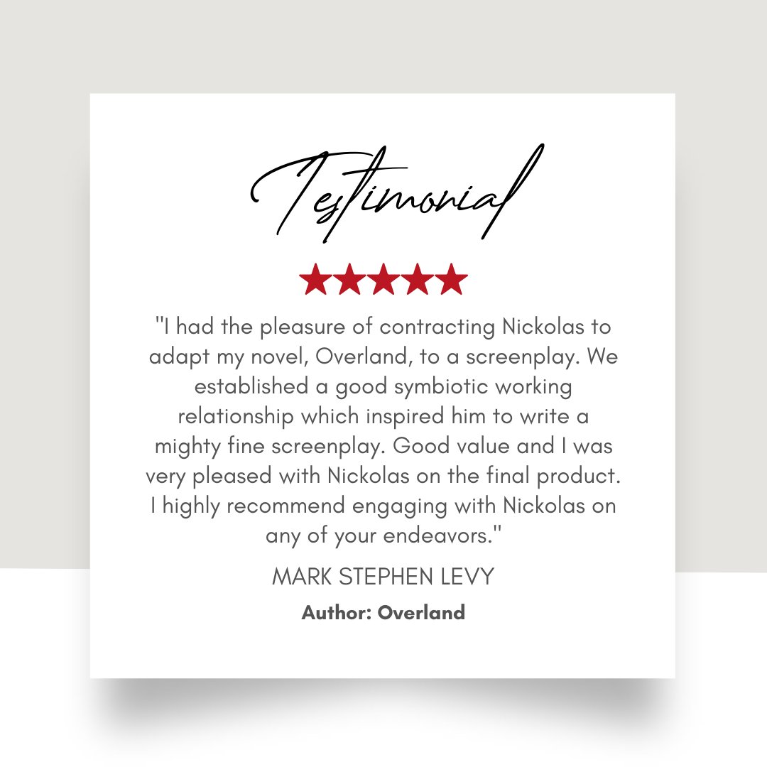 HaroldNickolas's tweet photo. Amazing Testimonial! Thank you Mark 🙏

- Mark Stephen Levy 
Author: Overland 

#writing #launch #authors #creatives #authorlife #writinglife #community #LGBTQ #Love  #testimonial https://t.co/crN9FbxjAg