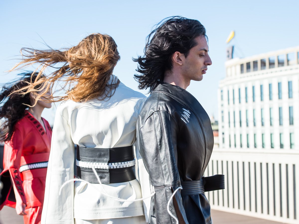 lineapellefair's tweet photo. Spazio Lineapelle is goingo to be one again the stage for "Questione di Pelle" with an urban fashion show and a video mapping performance on the buildings in the historic centre of Milan starring #MarioDice and #CristianoBurani and their leather creations

https://t.co/CnDBTq8MRe https://t.co/HZGBp735R1